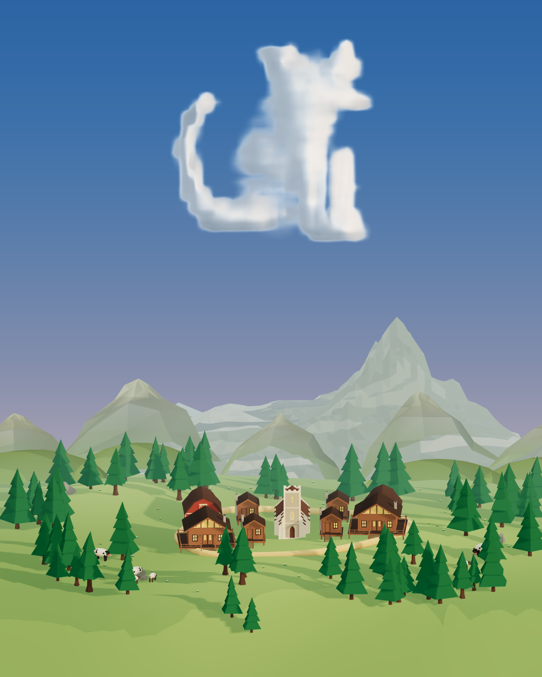 A cloud cat over the Austrian Alps at golden hour
